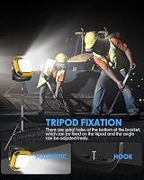 MOXTOYU 50W LED Rechargeable Work Light 4500LM 6 Modes Waterproof USB view 5