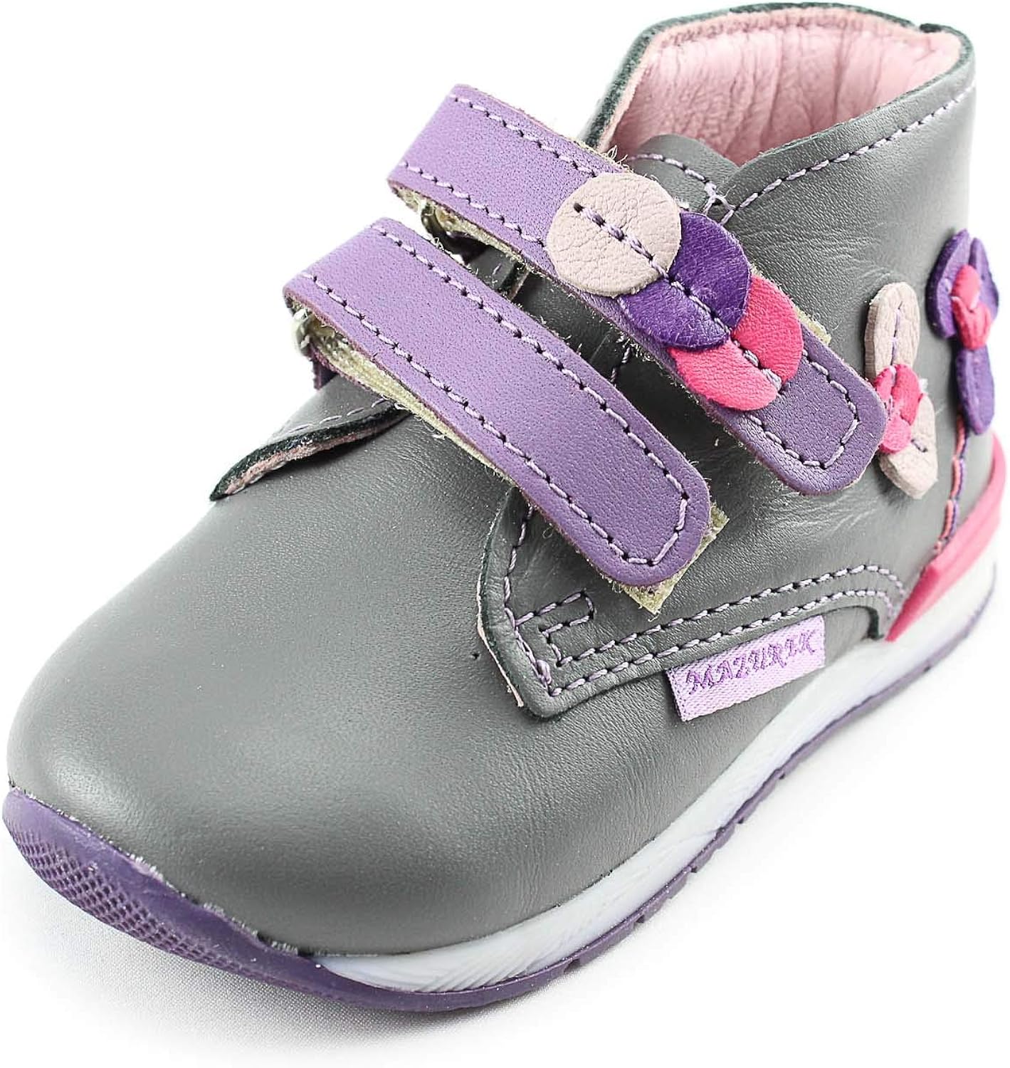 Mazurek Girls High Top Leather Shoes with