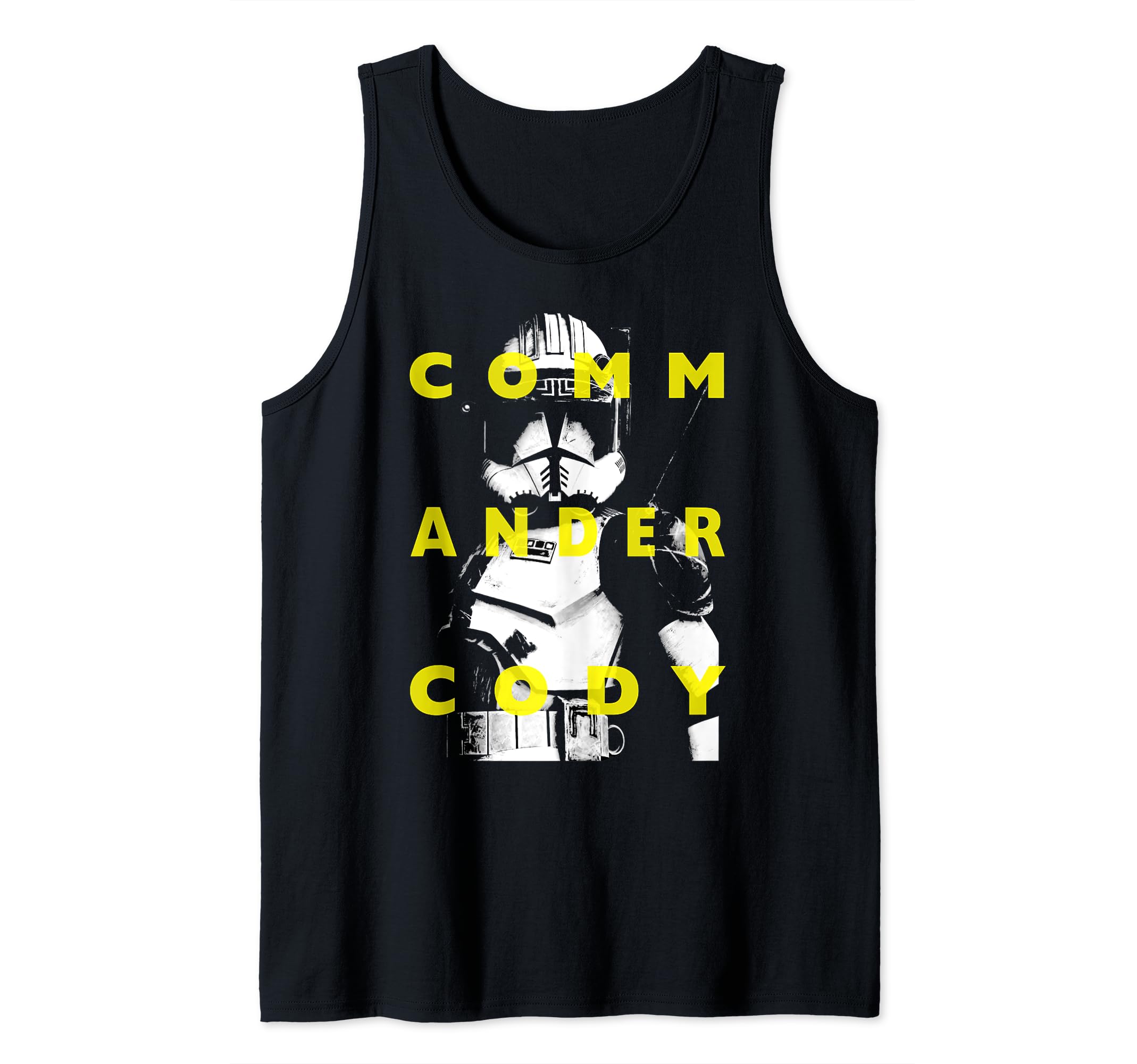 Star Wars: Clone Wars Commander Cody Text Overlay Tank Top