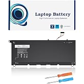 VNYUNQWE PW23Y Laptop Battery Replacement for Dell XPS 13 9360 13-9360-D1605G 13-9360-D1605T 13-9360-D1609 13-9360-D1609G 13-9360-D1705G 13-9360-D1805T P54G002 Series P/N TP1GT RNP72 0RNP72 0TP1GT