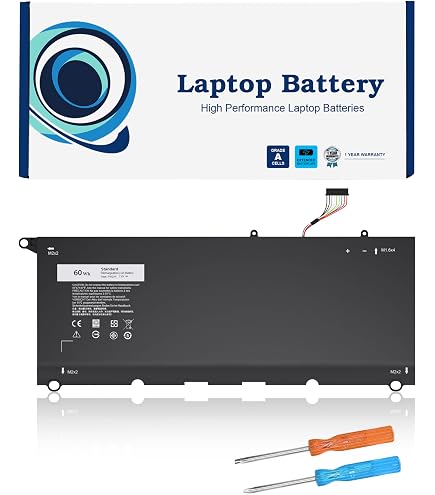 Amazon.com: DELL PW23Y 4-Cell 7.6V 60Wh Batería recargable para