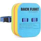 Back Float Kids Swim Belt Bubble, Adjustable 3-Layer Buoyancy Thicken Split Foam Floats, Safety Swim Training Board for Children Toddlers Swimming Beginners Pool Water Lessons Equipment