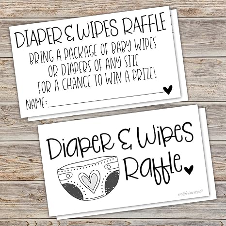 diaper and wipes raffle