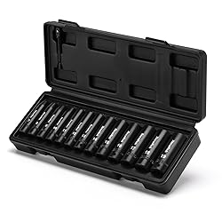 TecoTek 14 Pieces 3/8-Inch Drive Impact Socket