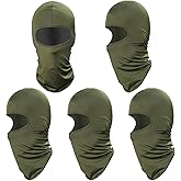 Pack of 5 Face Mask Men Sun Balaclava Dust Proof for Outdoor Riding Fishing Headgear