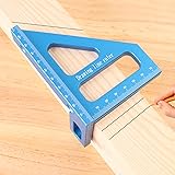 KETIPED 3D Multi-Angle Measuring Ruler,45/90 Degree