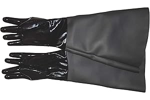 TUFF-Blast Neoprene Gloves for Sandblasting Sandblaster Sand Blast Cabinet - 8" x 26" Made in USA