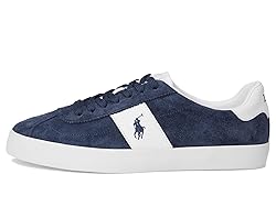 POLO RALPH LAUREN, Men, Court Vulc Leather-Suede