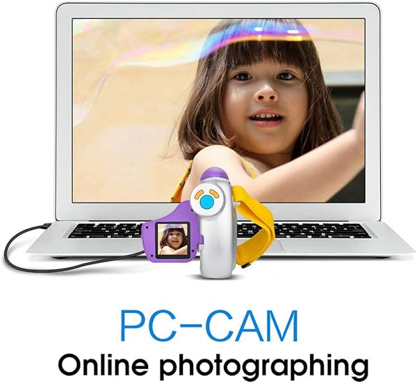 SALALIS Mini Kids Camera5MP HD Children Digital Camerwith 1 5 Inch Color DisplayMultifunction Cartoon Digital Video Camerawith a LanyardKids Gifts