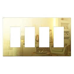 LIDER Quadruple Decorator Wall Plate, Impact