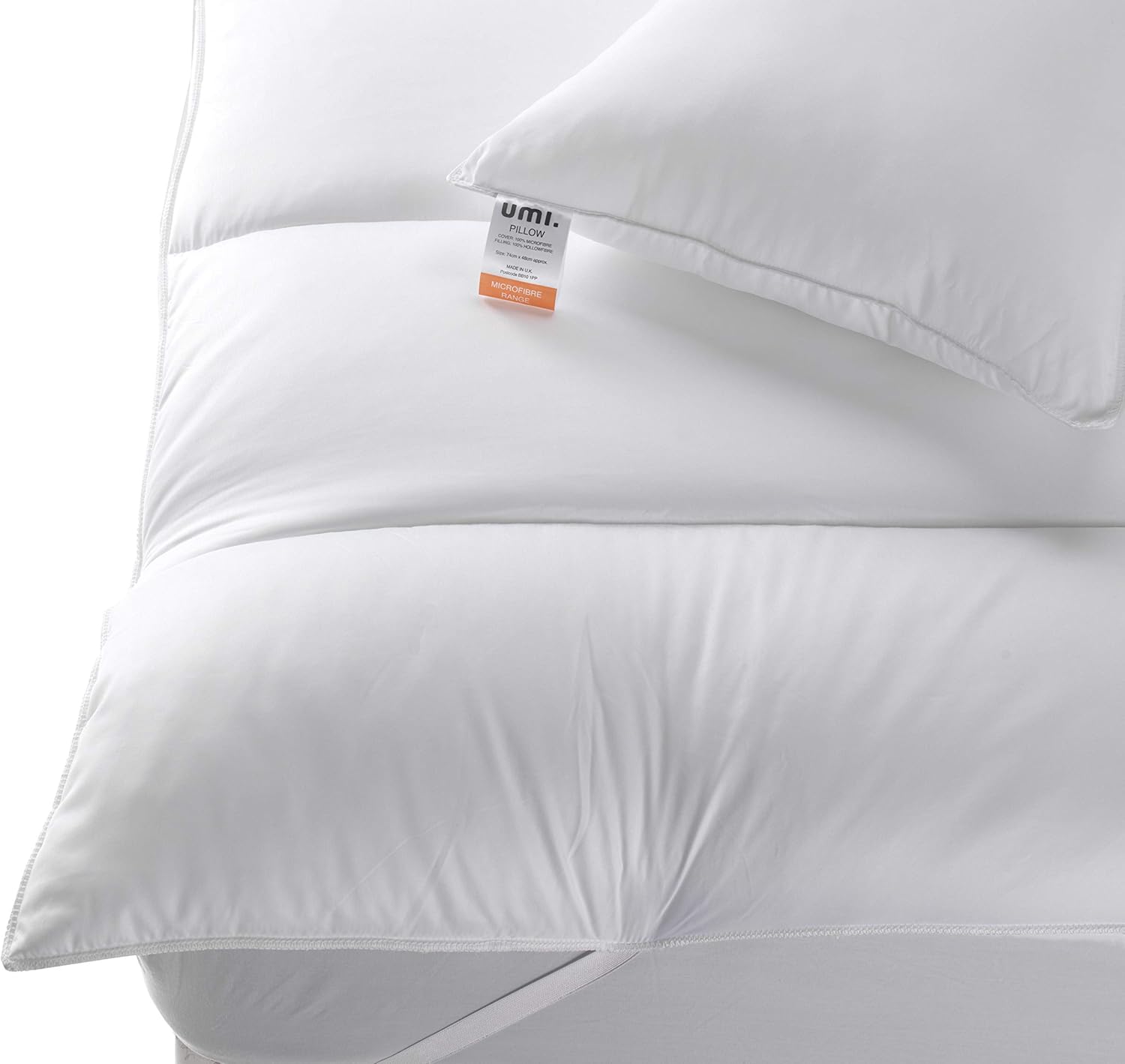 Umi Peached Microfibre Mattress Topper Double Amazon Co Uk Kitchen Home