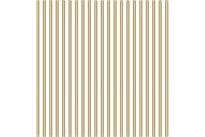 21 Pieces 2.5mm Brass Round Rods, Sutemribor Brass Solid Round Rod Lathe Bar Stock, 2.5mm in Diameter, 100mm in Length