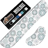 GORILLA GRIP Silky Gel Memory Foam Wrist Rest for Computer Keyboard, Mouse, Ergonomic Design for Typing Pain Relief, Desk Pads Support Hand and Arm, Mousepad Rests, Stain Resistant, 2 Piece Pad Spiral