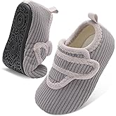 LeIsfIt Toddler Slippers Boys Girls House Shoes Soft Warm Kids House Slippers Slip on Cozy Bedroom Sock Shoes Non-slip Indoor Outdoor Slipper Shoe