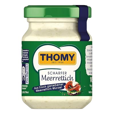 German Horseradish Thomy Scharfer Meerrettich 145g From Germany