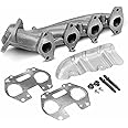 A-Premium Right Exhaust Manifold Kit W/Gaskets, Bolts, Studs, Nuts, Heat Shield [8Cyl 5.4L] Compatible with Ford F-150 2010, 