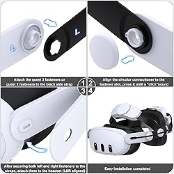 Kawaye for Meta Quest 3S/3/Quest 2 Head Strap with