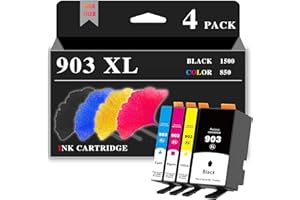 907XL Ink cartridges High Yield Combo Pack Replacement for HP 903 Ink Cartridge to use for HP OfficeJet 6950 6960 6961 6963 6