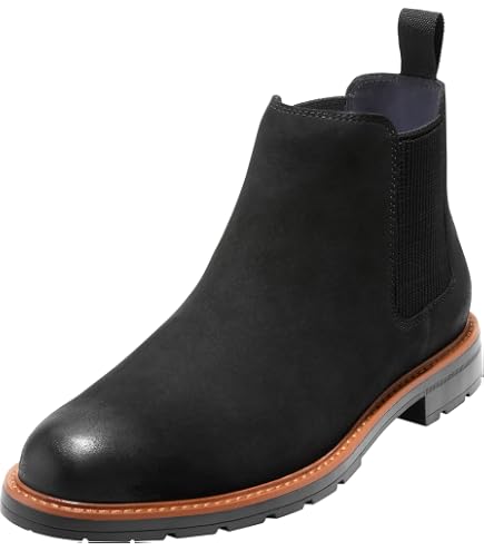 Amazon.com | Cole Haan Zerogrand Chelsea WP Black/Dark Pavement