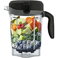 For Vitamix Blender Pitcher 64oz Low-Profile, Replacement for Vitamix Low-Profile 750 5300 5200 5000 7500 6300 Vm0102 Vm0103 