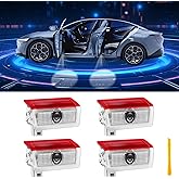 LOWEEY Car Door Lights Logo Projector Compatible with Mercedes Accessories | 4K HD Puddle Lights Compatible with Benz A/B/C/E/M/GL/GLA/GLC/GLE Class, No Fade Car Welcome Lights(4 Pack)
