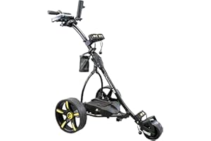 BAT-CADDY ELECTRIC GOLF CADDY BATCADDY X3R Battery Powered Golf Push Cart with Remote, Dual Motor, 9-Speeds and Reverse, Cruise Control, Anti-Tip Wheel, and Downhill Control
