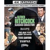 The Alfred Hitchcock Classics Collection (Rope / The Man Who Knew Too Much / Torn Curtain / Topaz / Frenzy) - 4K Ultra HD + B