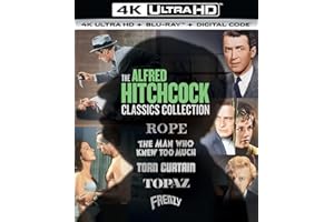 The Alfred Hitchcock Classics Collection (Rope / The Man Who Knew Too Much / Torn Curtain / Topaz / Frenzy) - 4K Ultra HD + Blu-ray + Digital [4K UHD]