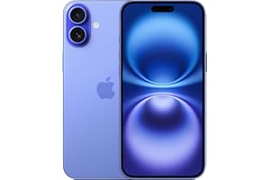 Apple iPhone 16, 128GB, Ultramarine (Renewed)