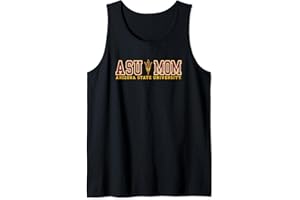 ELITE AUTHENTICS Arizona State Sun Devils Mom Bold ASU Officially Licensed Tank Top