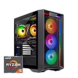 Skytech Nebula Gaming PC Desktop, Ryzen 5 5500 3.6