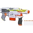 Nerf Stryfe Modulus Motorized Toy Blaster with Drop Grip, Barrel Extension, 6-Dart Clip, 6 Official Nerf Darts for Kids, Teens, and Adults