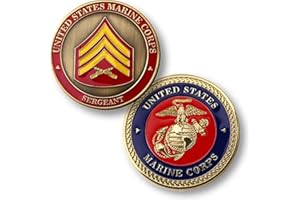 ARMED FORCES DEPOT U.S. Marine Corps Sergeant Challenge Coin