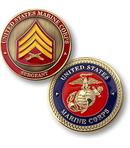 米海兵隊チャレンジコイン／Marine Corps Challenge Coin Amazon.com: USMC Challenge Coin - Veteran Marine Corps