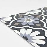FloorPops Sevilla Peel & Stick Floor Tiles Gray 60 x 24 inches view 8