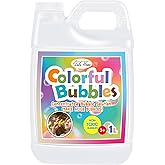 Lulu Home Concentrated Bubble Solution, 1 L/ 33.8 OZ Refill for Bubble Machines, Giant Wands, and Blowers - Up to 2.5 Gallons for Kids' Birthday Parties