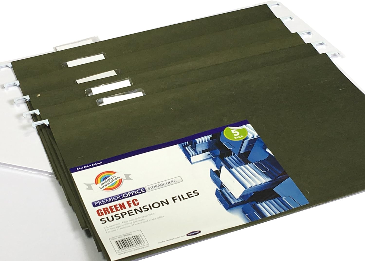 Suspension Files A4 Foolscap Strong Durable inc TABS & Inserts (10): Amazon.co.uk: Office Products
