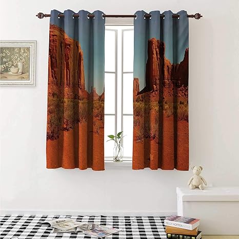 Amazon Com Flyerer Desert Drapes For Living Room Sunny Hot Day