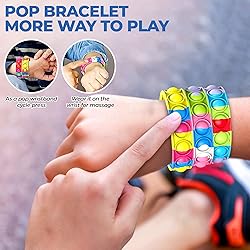 16 PCS Bracelets Glow in The Dark Pop it Fidget
