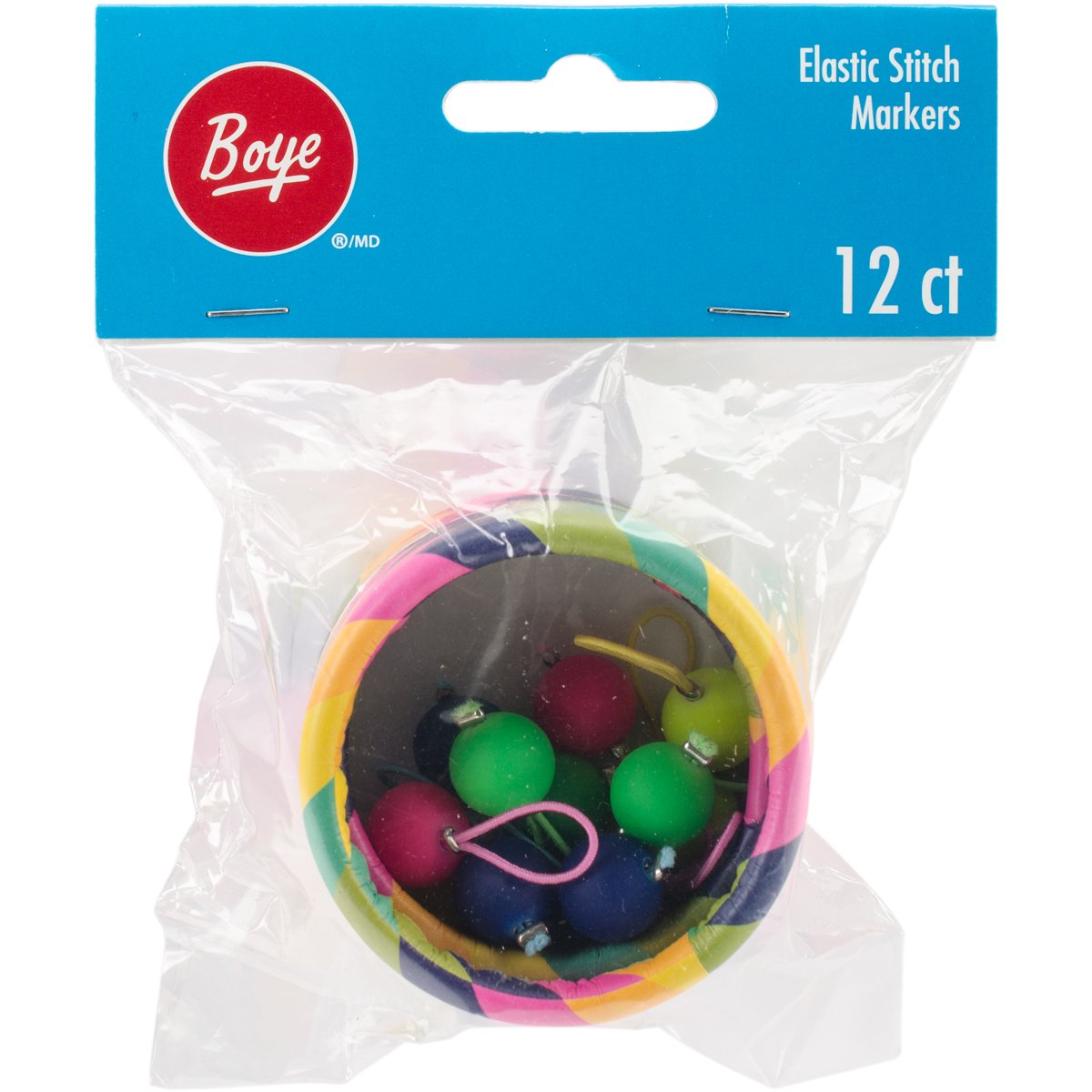 Boye Elastic Stitch Markers, Multicolour, 5.59 x 4.45 cm