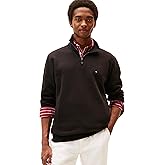 Tommy Hilfiger mens Medium Weight 1/4 Zip Sweatshirt