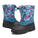 DRKA Toddler Snow Boots for Kids Boy