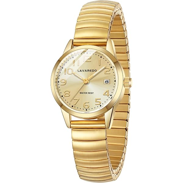 Easy-to-Read Analog Quartz Watch for Seniors Large Numerals Waterproof Luminous Gosasa Easy-to-Read Quartz Watch for Seniors, Large Barbados  main image 3