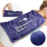 AiricePac Extra Large Gel Flexible Back Ice Packs for Injuries Reusable, 11”x 20” Cold Pack Wrap for Knee Leg Neck Shoulder Hip Back Pain Relief, Cold Compress Therapy for Swelling, Bruises, Surgery