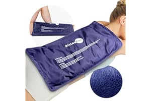 AiricePac Extra Large Gel Flexible Back Ice Packs for Injuries Reusable, 11”x 20” Cold Pack Wrap for Knee Leg Neck Shoulder Hip Back Pain Relief, Cold Compress Therapy for Swelling, Bruises, Surgery