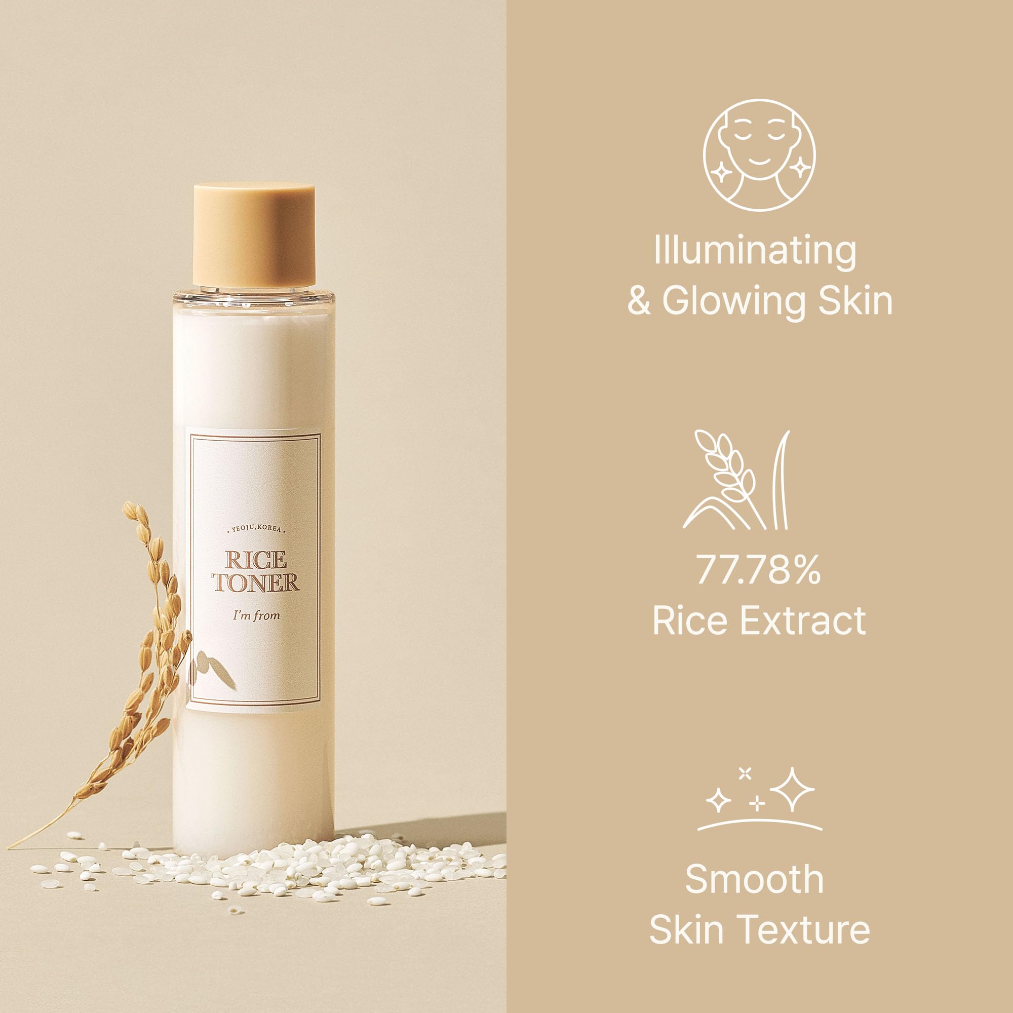Mua I'm from Rice Toner, Milky Toner for Glowing Skin, 77.78% Korean ...