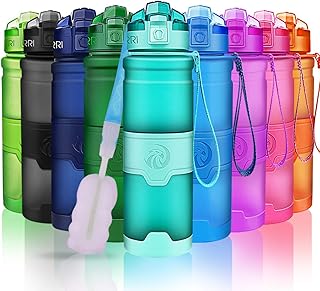 ZORRI Sport Wasserflasche-Trinkflasche Bpa Frei Sportflasche, Minzgrün, Gr.- 400ml-14oz