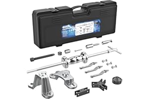 CARVALAX 9-Way Slide Hammer Puller Set, Front Wheel Hub Bearing & Rear Wheel Axle Remover Puller Set, 20PCS Tool Kit for Dents and Dings Repair with Black Carry Box