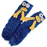 TFTSR Crazy Funny Fuzzy Silly Socks for Kids, Women & Men - Fluffy Slipper Novelty Fun Socks with Animal Patterns