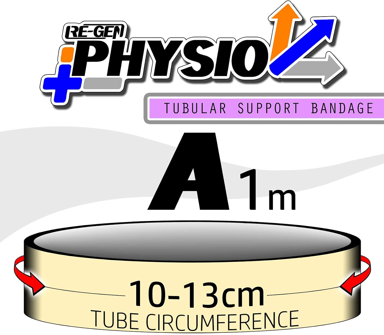 RE-GEN Tubular Compression Fit Elasticated Support Bandage Dressng - Size A (4.5cm) for Limb Circumference 10-13cm - 1m Length - Image 3